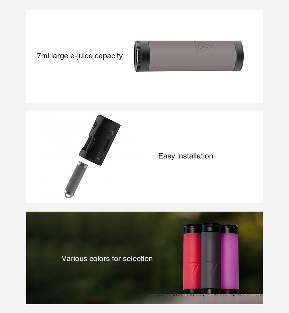 Desire Rage Flask Liquid Dispenser 7ml 7ml large e juice capacity Easy installation Various colors for selection
