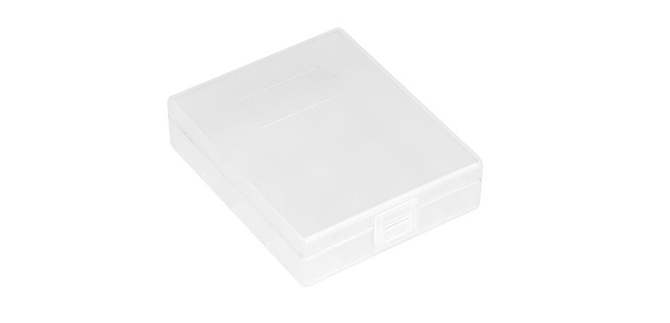 Plastic Storage Case for 4pcs 21700/20700 Batteries PACKING LIST