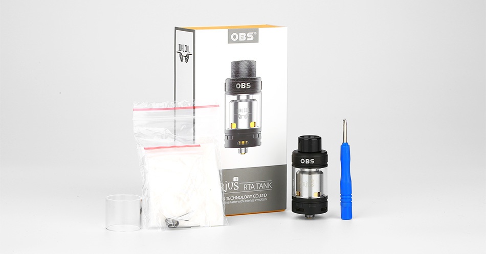 OBS Crius 2 RTA Dual Coil Version 4ml OBS OBS OBS TECHNOLOGY CO LTD