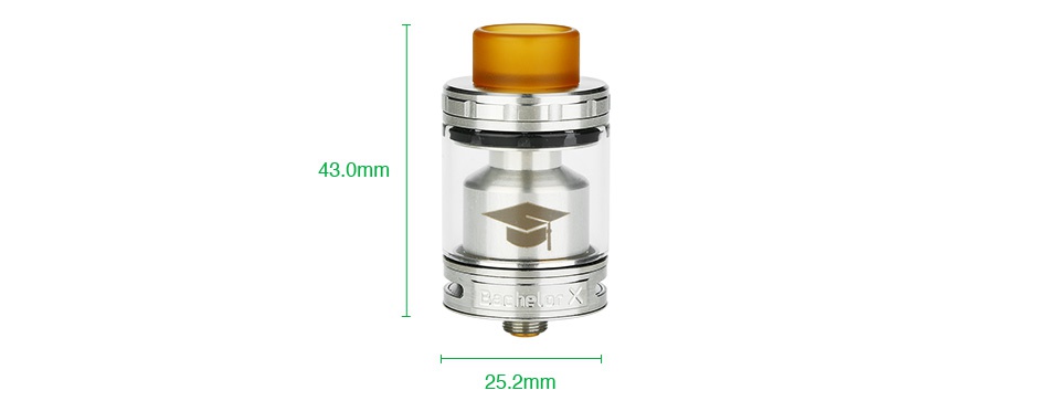 Ehpro Bachelor X RTA 3.5ml 43 0mm 25 2mm