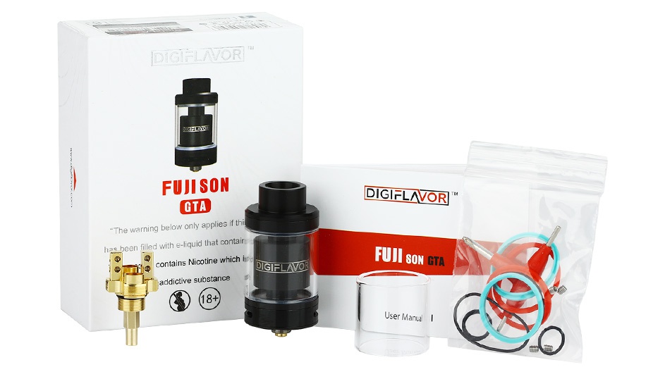 Digiflavor Fuji Son GTA Tank 4ml UIISON GTA DIGIFLAVOR ntains Nicotine which ig DIGIFLAVOR FUll SoN addictive substance 8