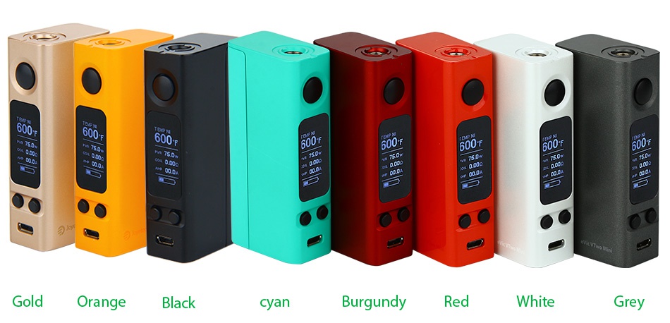 Joyetech eVic VTwo Mini Express Kit Cyan Burgundy Red White Grey