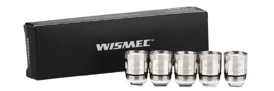 WISMEC RX Dual Atomizer Head for Reux 5pcs WSMED