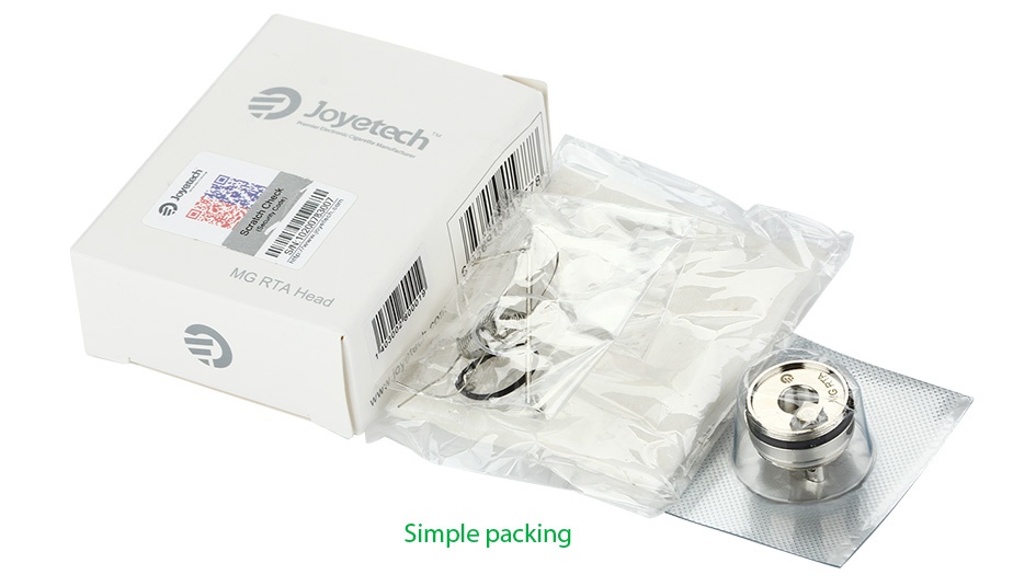 Joyetech MG RTA Head for Ultimo Jovetech MG RTA Head Simple packin