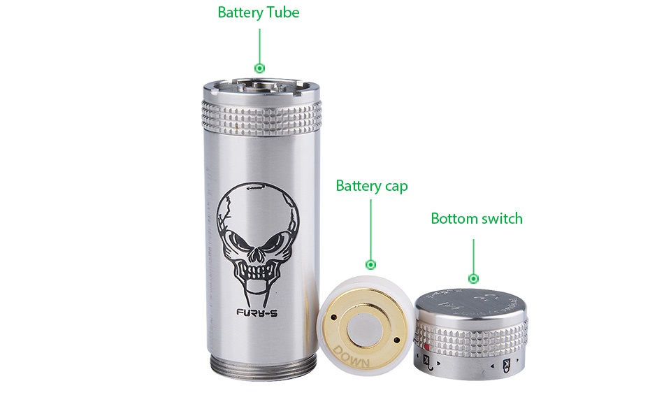 SMOK FURY-S 18350 Mechanical MOD FURH S R