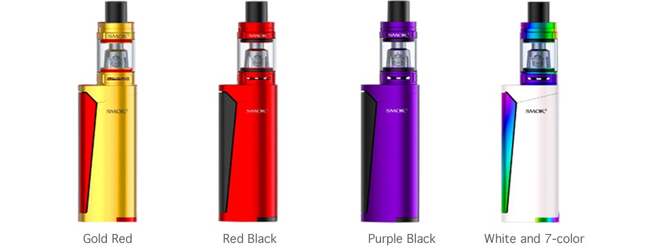 SMOK Priv V8 Kit with TFV8 Baby N Gold red Red black Purple black White and 7 color
