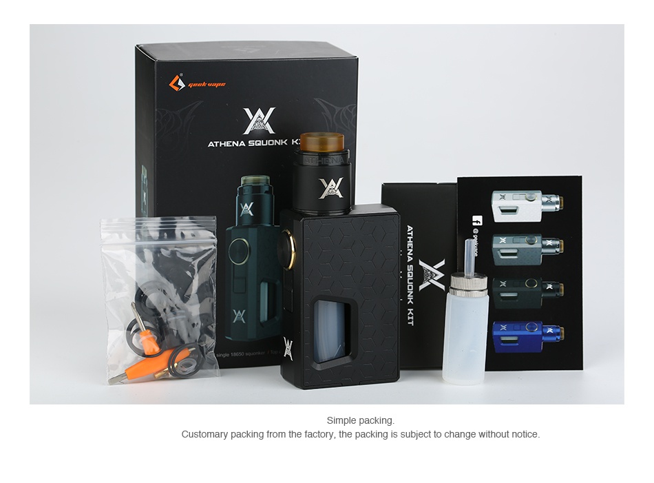GeekVape Athena Squonk Kit with BF RDA   geake Simple king the factory  th hange without notice