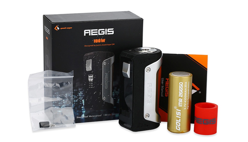 GeekVape Aegis 100W 26650 TC Box MOD 4300mAh 10 00 PF000