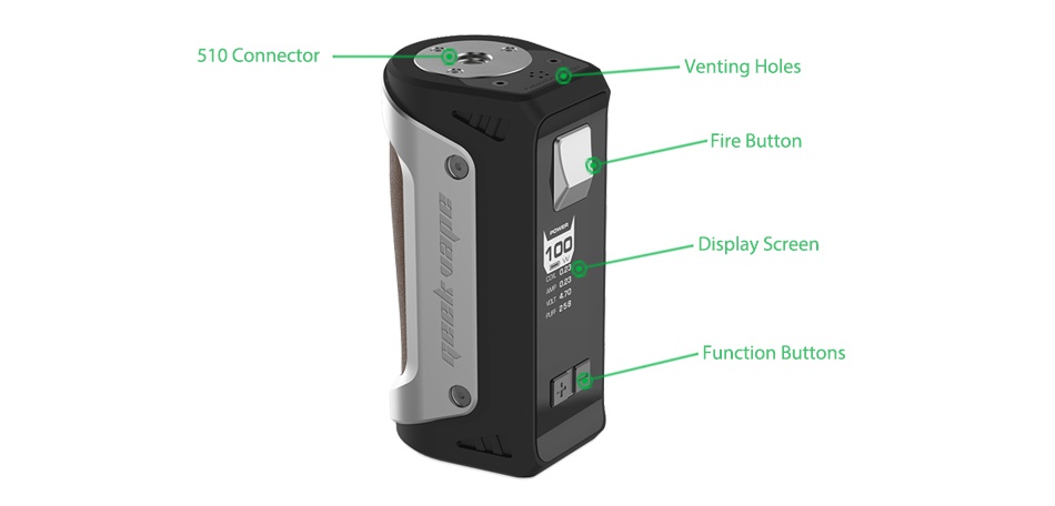 GeekVape Aegis 100W 26650 TC Box MOD 4300mAh 10 00 PF000