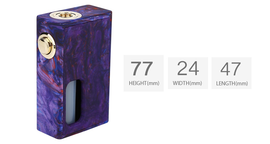 Stentorian RAM BF Squonker MOD Padauk Black P urple Green