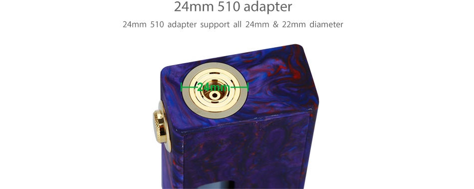 Stentorian RAM BF Squonker MOD Padauk Black P urple Green