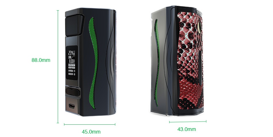 IJOY GENIE PD270 234W 20700 TC MOD 6000mAh 88 0mm 45 0mm 43 0mm