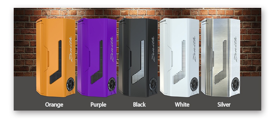 IJOY MAXO Zenith VV Box MOD Orange Purple Black Silver