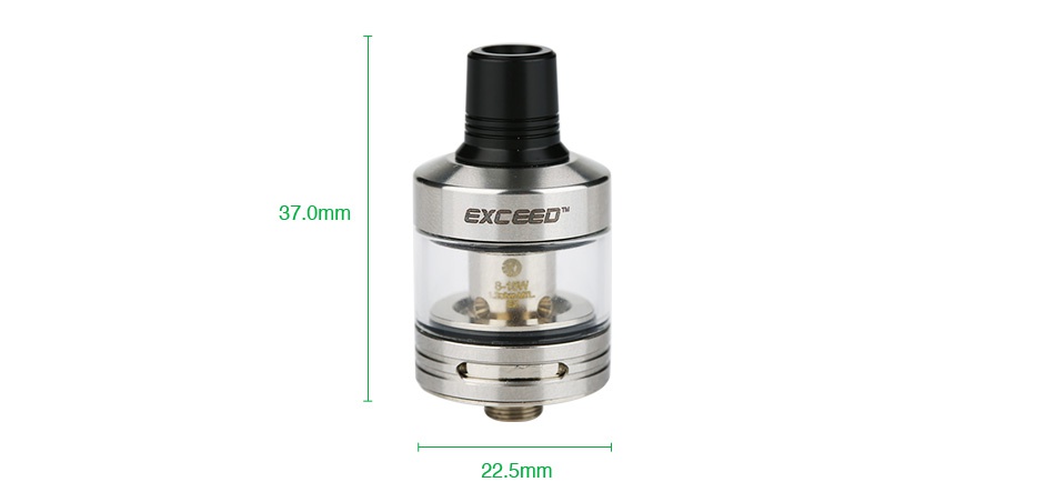 Joyetech Exceed D22 Atomizer 2ml 37 0mm EXCEED 22 5mm
