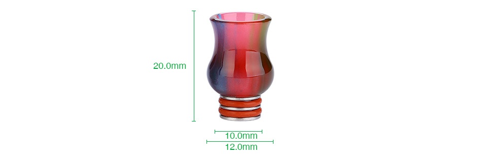 New Resin Curved 510 Drip Tip 0331 20 omn 10 0mm 12 0mm