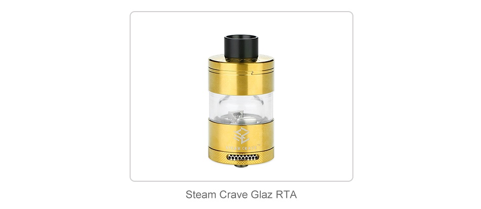 Steam Crave Glaz RTA Glass Chamber 2pcs Steam Crave Glaz RTA