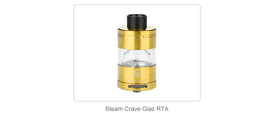 Steam Crave Glaz RTA Glass Tube 2pcs Steam Crave Glaz RTA
