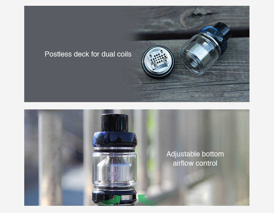 CoilART Mage RTA 2019 4.5ml Postless deck for dual coils Adjustable bottom airflow contro