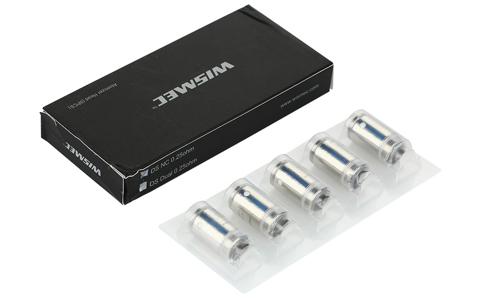 Wismec DS NC Atomizer Head for ORMA/Motiv 5pcs 8