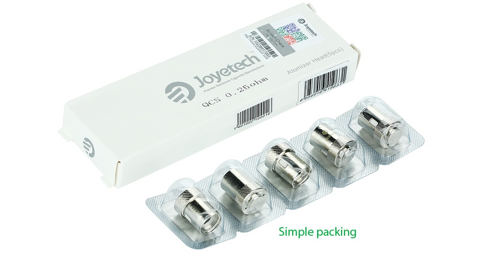 Joyetech QCS Head for Cubis/Cubis Pro 5pcs Simple packing