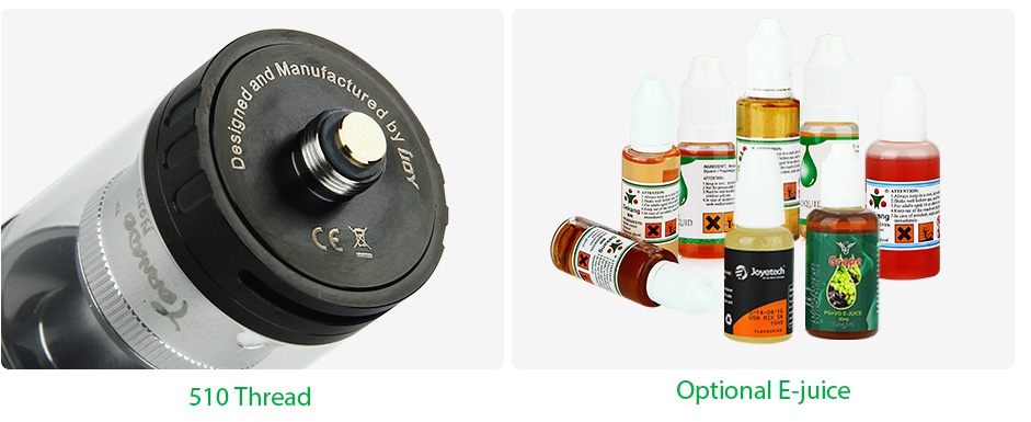 IJOY Tornado Nano Chip Coil RTA Tank 4ml 510 Thread Optional E juice