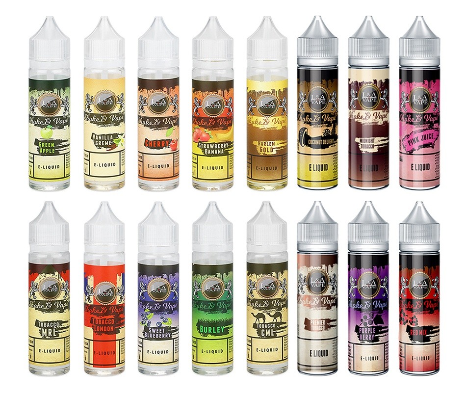 L&A Vape Premium Shake&Vape PG+VG Shortfill E-liquid E-juice 50ml k89 foke  tape I LIQUID E LQu0 t LQuD E LIQUID ke cape o8 ape k E LIQUID E LI