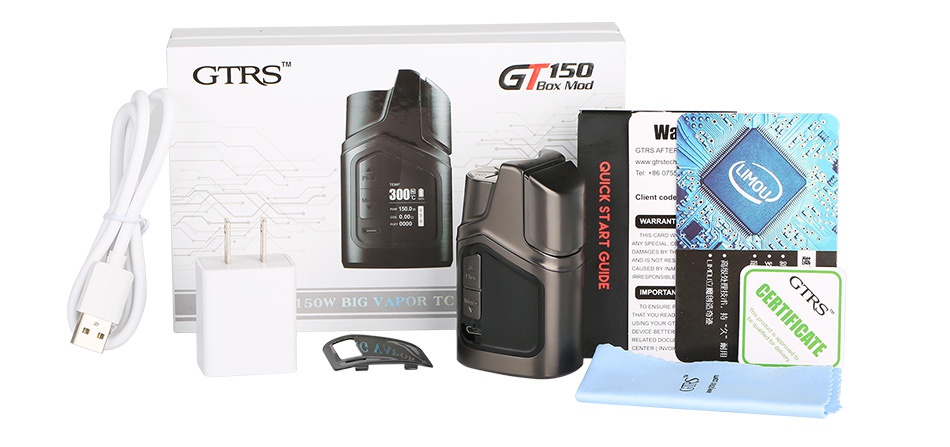 GTRS GT150 150W TC Box MOD 4000mAh GTRS 15 lox Mod Wa  2c0  9c m  2