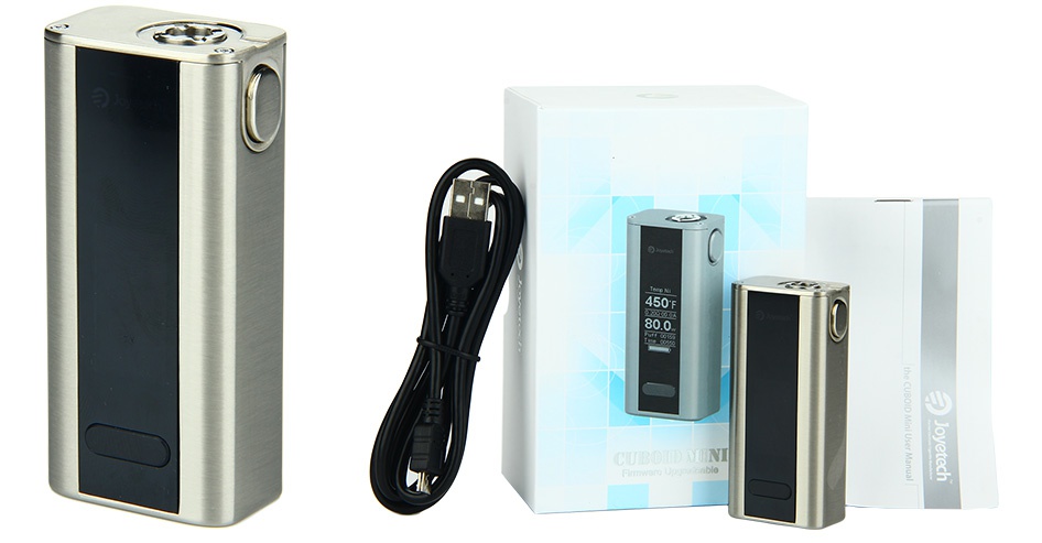 Joyetech Cuboid Mini 80W MOD Kit 2400mAh   800 8 White Silver Gold Black