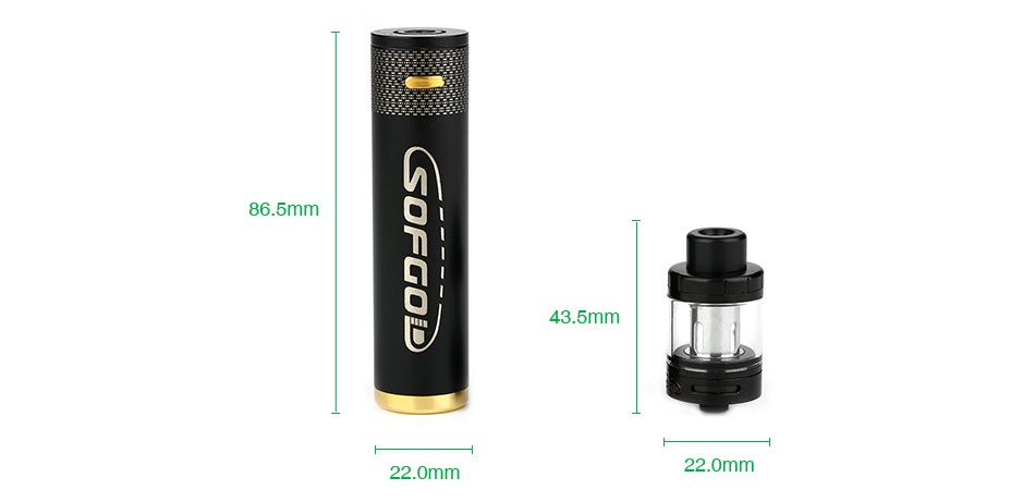 SOFGOD R07 MOD Kit with Subohm Tank 86 5mm oU 43 5mm 220mm 220mm