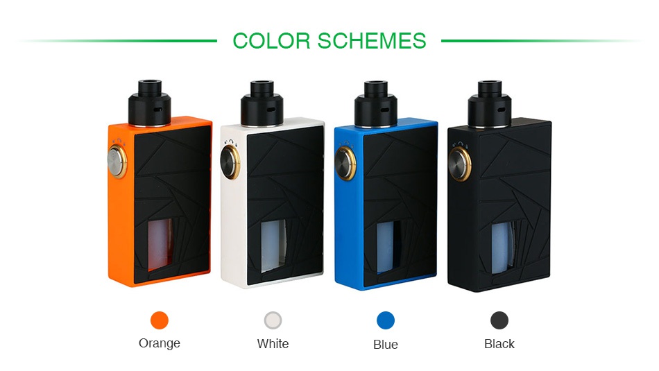 Arctic Dolphin Crea BF Squonk Kit Orange White Blue Black