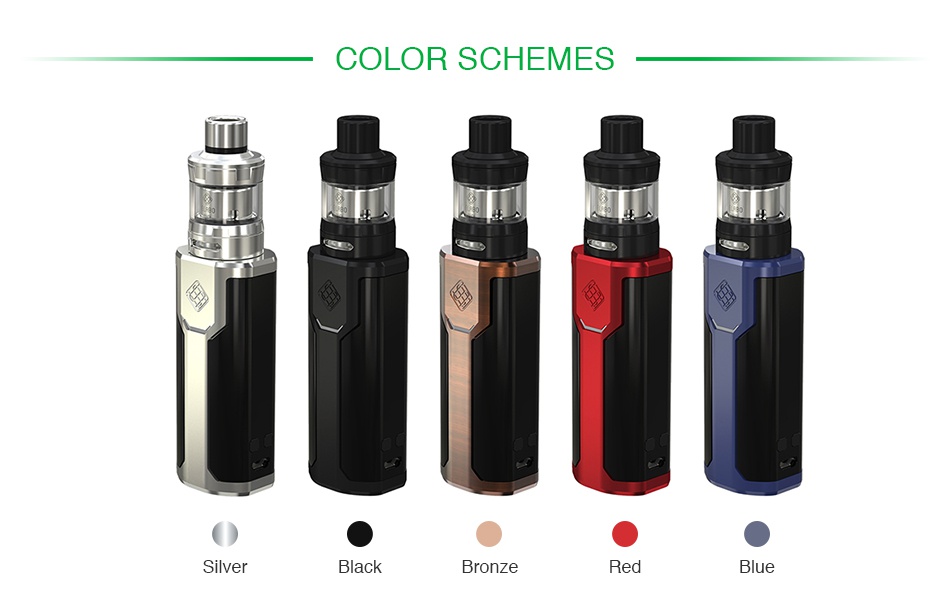 WISMEC SINUOUS P80 with Elabo Mini TC Kit COLOR SCHEMES