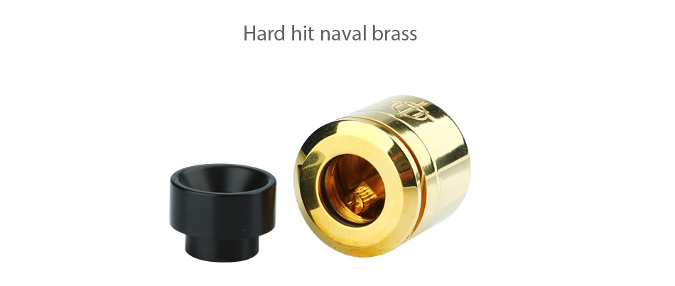 Hellvape Trishul MECH MOD Kit Hard hit naval brass