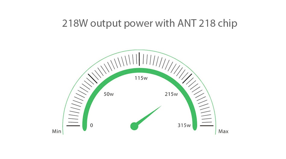 Smoant Charon TC 218 Box MOD 218W output power with ANT 218 chip 50w