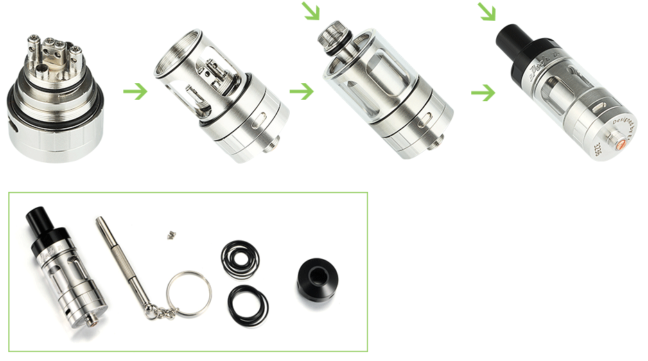 Ehpro Epoch D1 RTA Tank 2.5ml Operation Guide