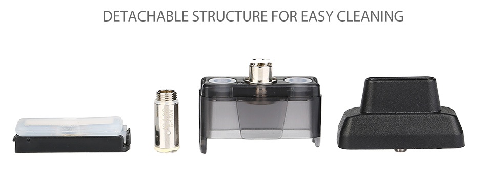 Eleaf iCare 2 Atomizer 2ml DETACHABLE STRUCTURE FOR EASY CLEANING