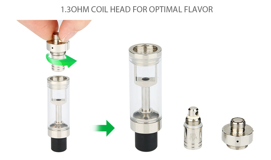 VapeOnly BEAM Atomizer 2ml 1 3OHM COIL HEAD FOR OPTIMAL FLAVOR