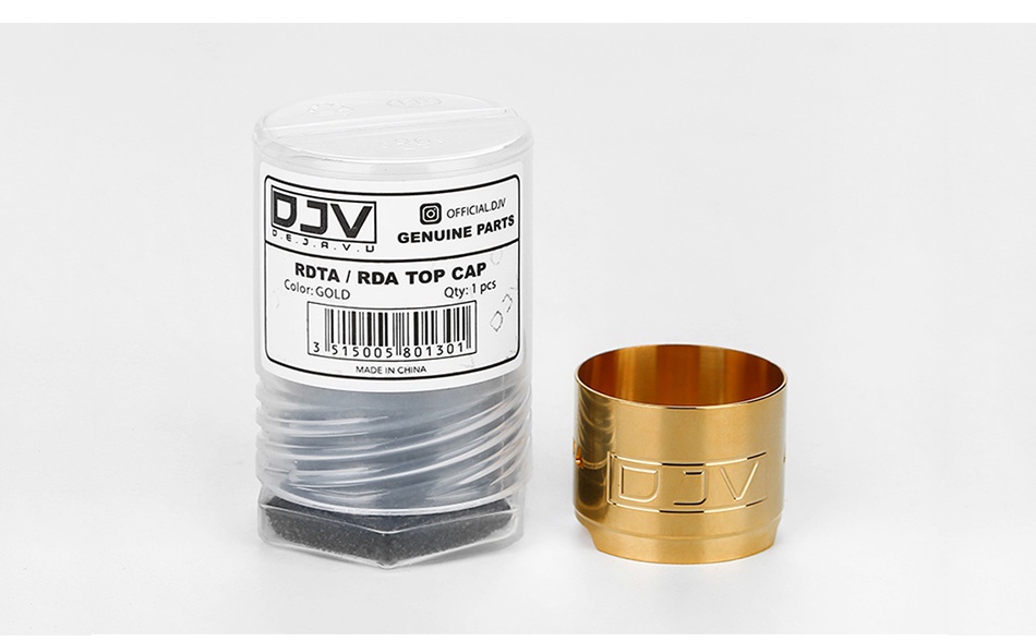 DEJAVU RDA/RDTA Top Cap   A V GENUINE PARTS RDTA  RDA TOP CAP OLD 3151500513801301