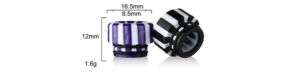 Sailing Epoxy Resin Stripe 810 Drip Tip SL222 16 5mm 8 5mm 12mm