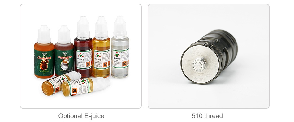 Exvape eXpromizer V3 Fire MTL RTA 2ml/4ml Optional E juice 510 thread