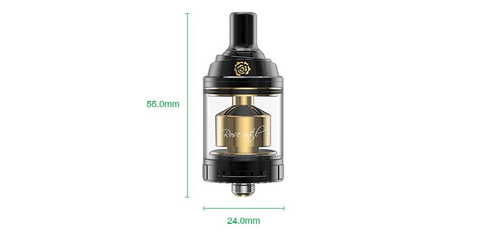 Fumytech Rose MTL RTA Gold Edition 3.5ml 55 0mr   24 0mm