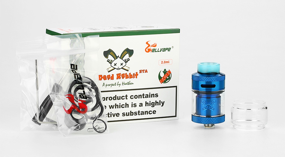 Hellvape Dead Rabbit RTA 2ml    Amout y he product contal a highly ive substance