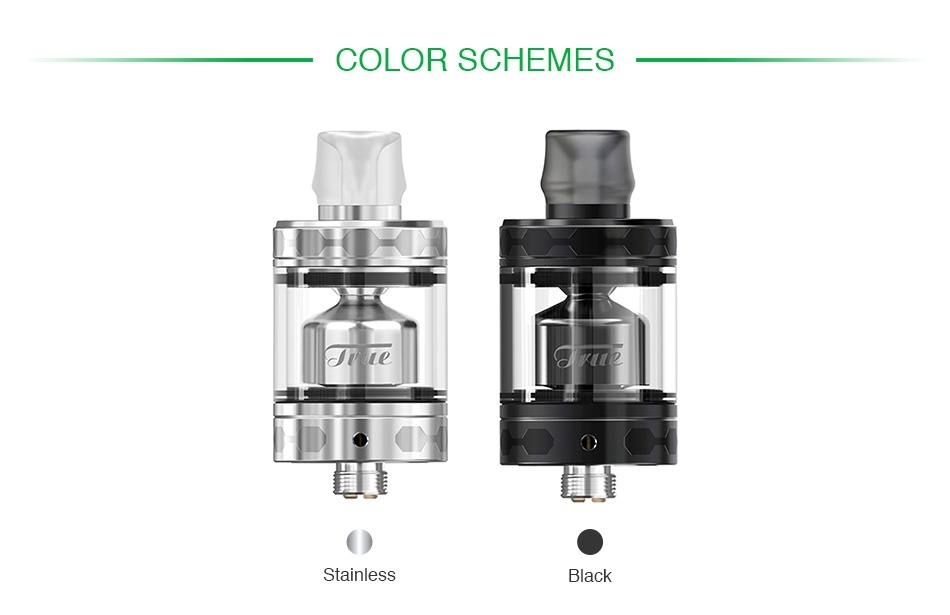 Ehpro True MTL RTA 2ml COLOR SCHEMES Stainless