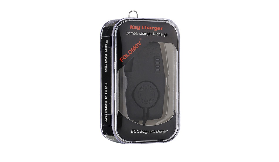 Folomov Key Portable Charger Key Ch 2amps charge discharge EDC Magnetic charger