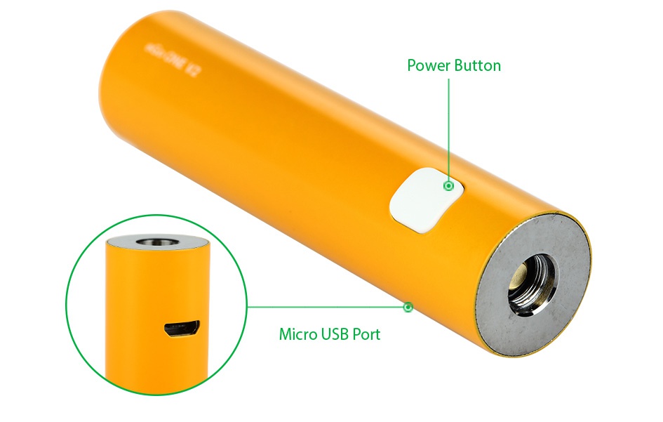 Joyetech eGo ONE V2 Standard Battery 1500mAh Power button Micro usb port