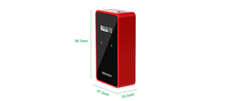 SNOWWOLF 200W C TC Box MOD SNOWWOLF U B  Touch burron