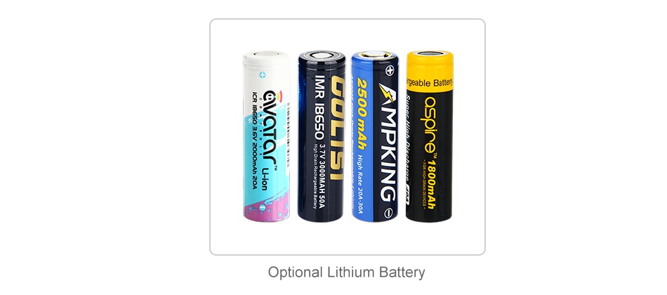 Sigelei Swallowtail 75A TC Box MOD Rzz0 Optional Lithium Battery