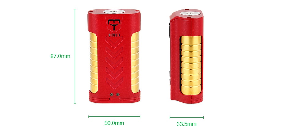 Sigelei MT 220W TC Box MOD 87 0mm 0 0mm 33 5m