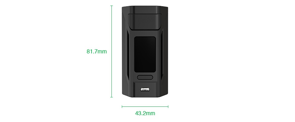 WISMEC Reuleaux RX2 20700 200W TC MOD 81 7mm 43 2mm