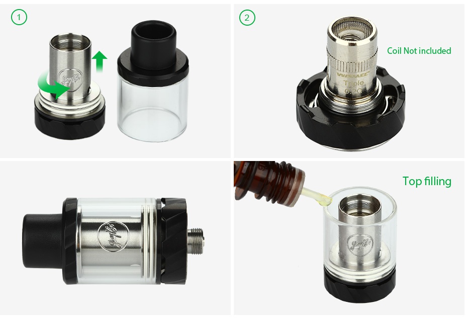 WISMEC Reux Mini Atomizer 2ml Top filling