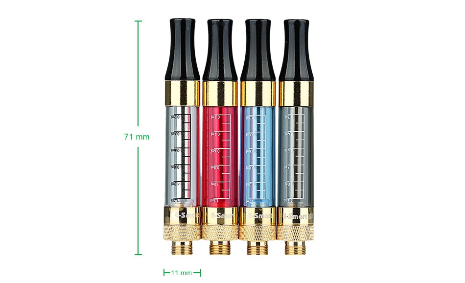 Kangertech E-smart 510 BCC Clearomizer 1.2ml 5pcs 71 mm auIE 11 mm